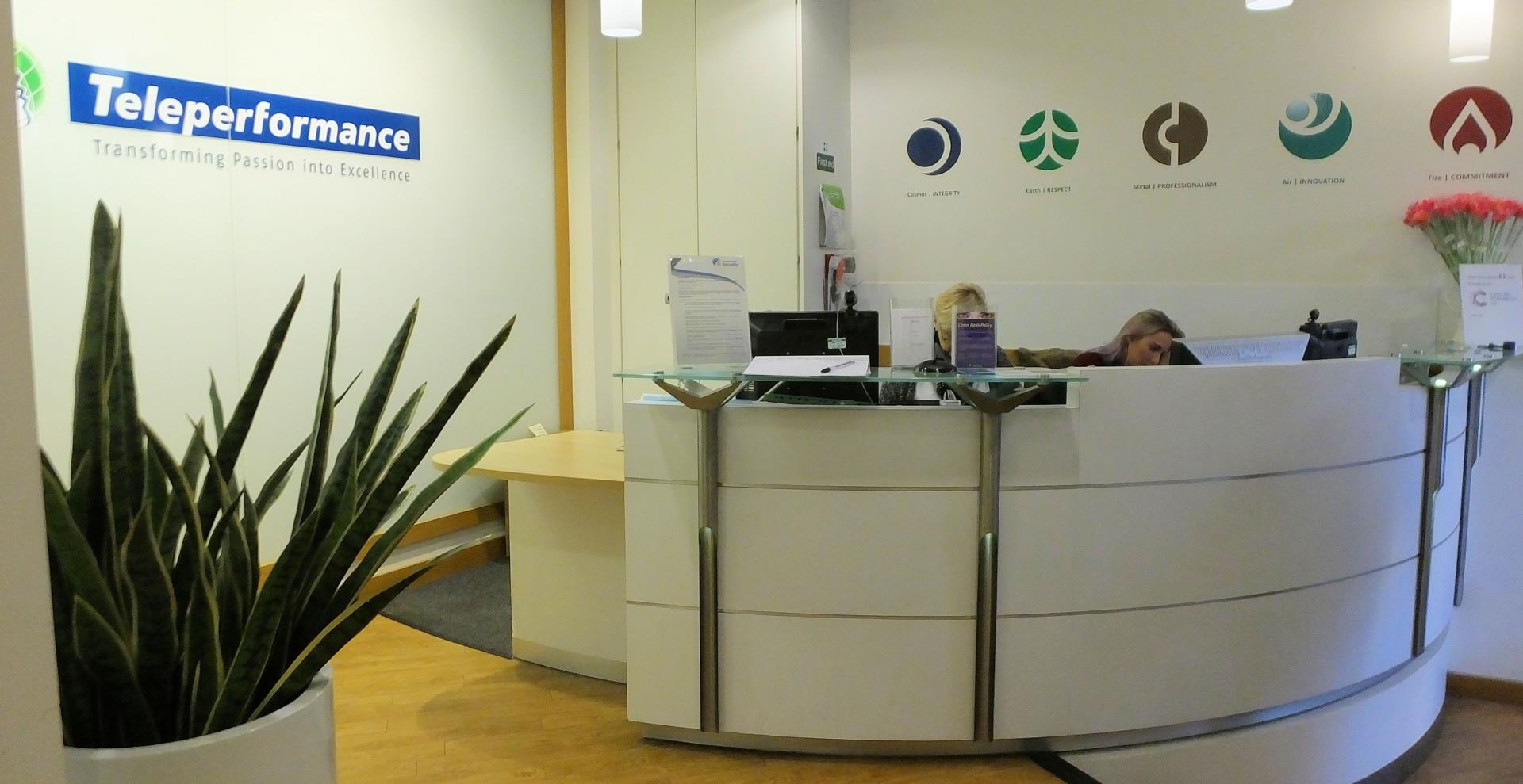 Teleperformance Bristol Reception Overview